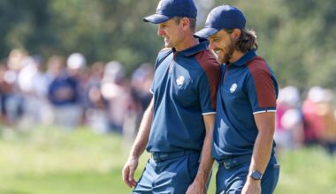 Tommy Fleetwood und Justin Rose Ryder Cup