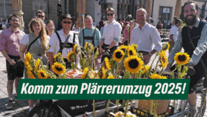 Komm zum Plärrerumzug 2025! – BÜNDNIS 90/DIE GRÜNEN