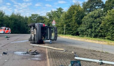 POL-DU: Friemersheim: Mann baut Unfall, leistet Widerstand und zerstört Polizeiinventar