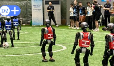Fußball-Roboter auch in China erfolgreich