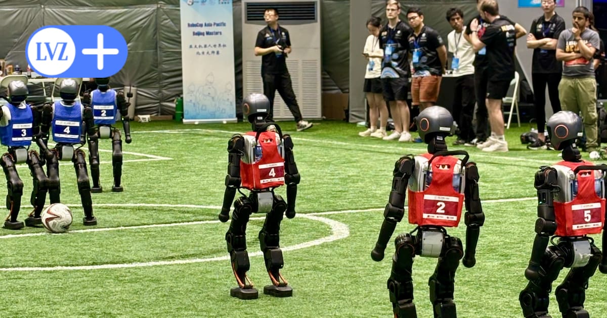 Fußball-Roboter auch in China erfolgreich