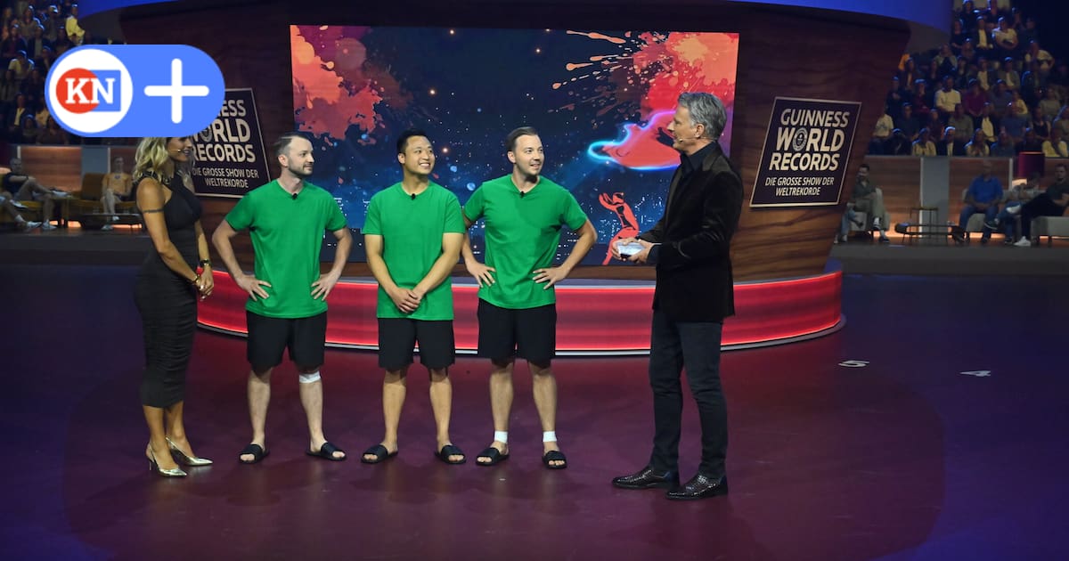 Weltrekord für Trio aus Kiel bei „Guinness World Records" in Sat.1