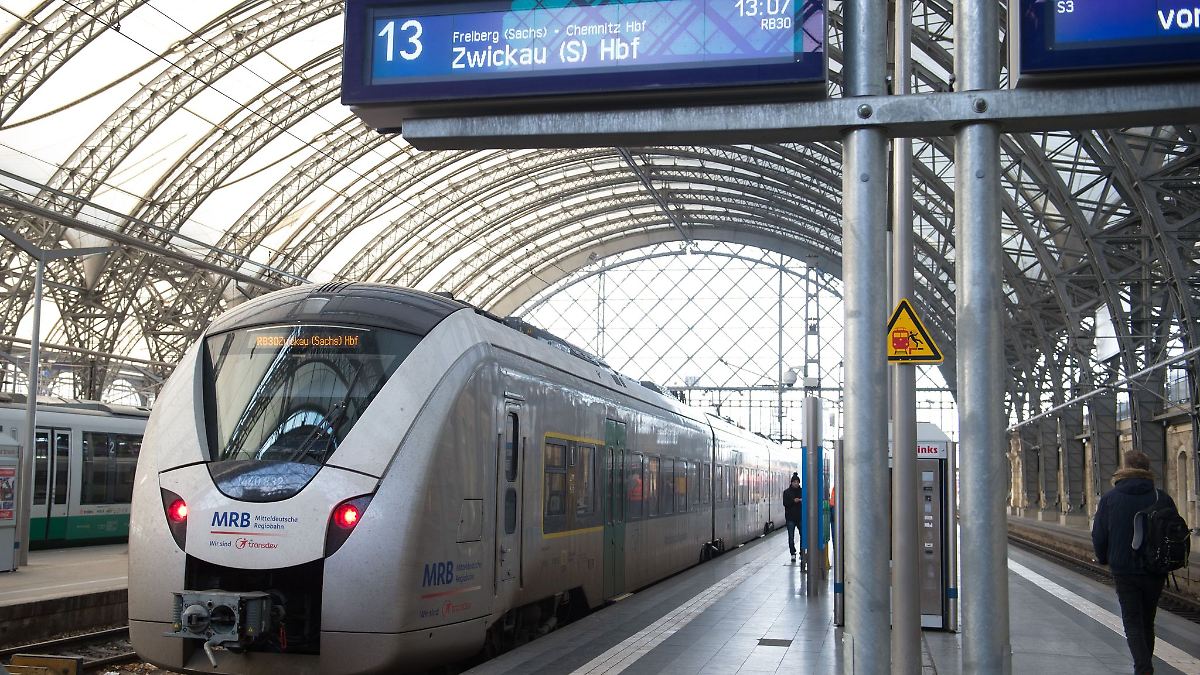 Sachsen: Züge zwischen Zwickau und Dresden stark genutzt