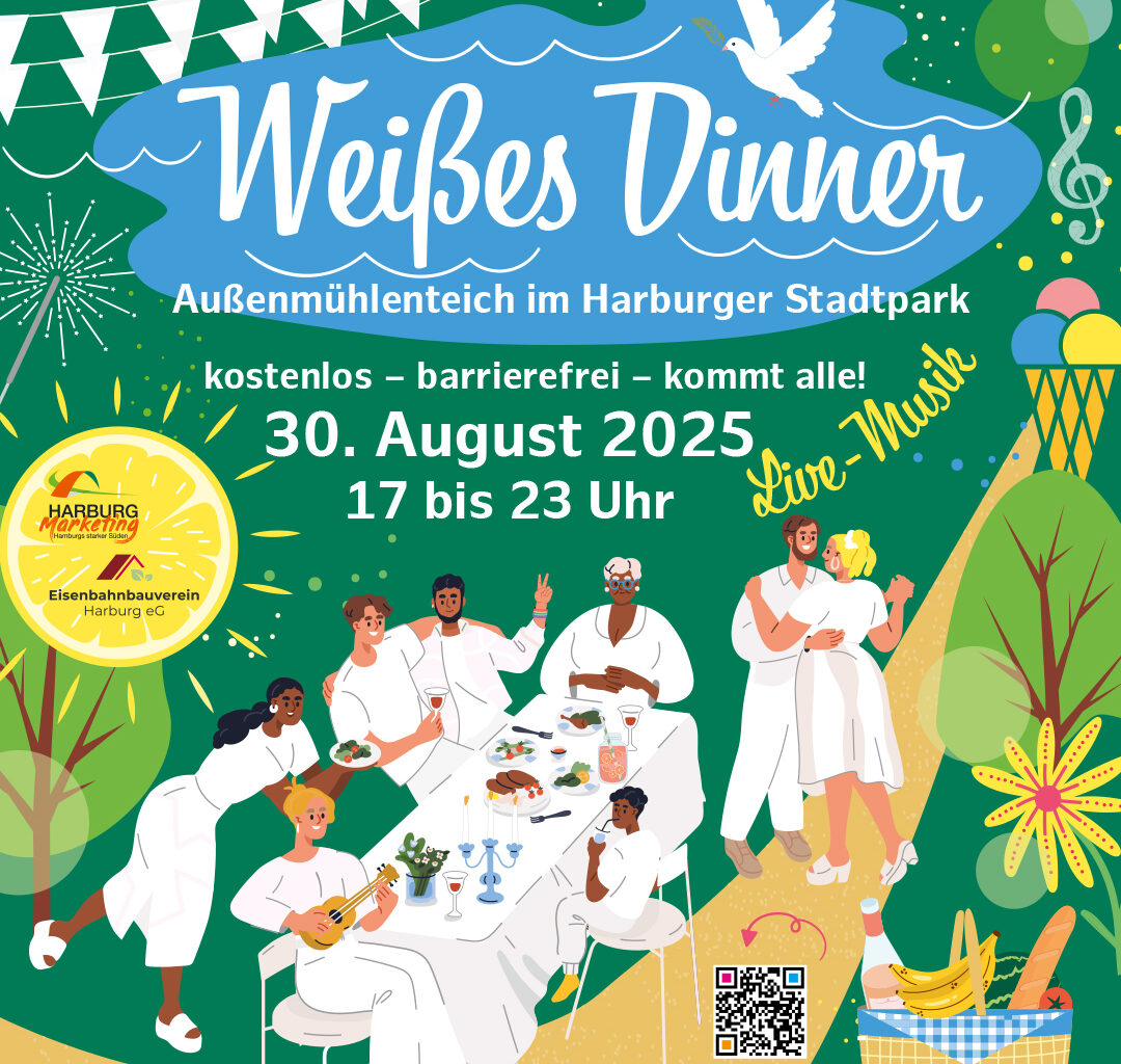 Weißes Dinner 2025 in Harburg – Business & People – Das Wirtschaftsmagazin aus den Metropolregionen Hamburg und Bremerhaven