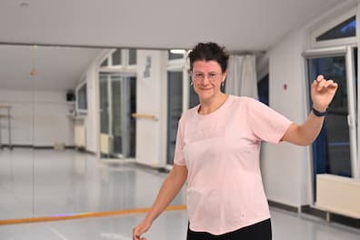 Isabelle Grohmann erfüllt sich im Atelier de la Danse einen lang gehegten Traum.