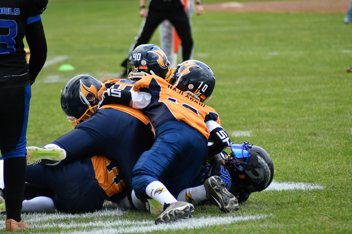 U13 der Phantoms kämpft, verliert aber gegen Bad Homburg 0:46