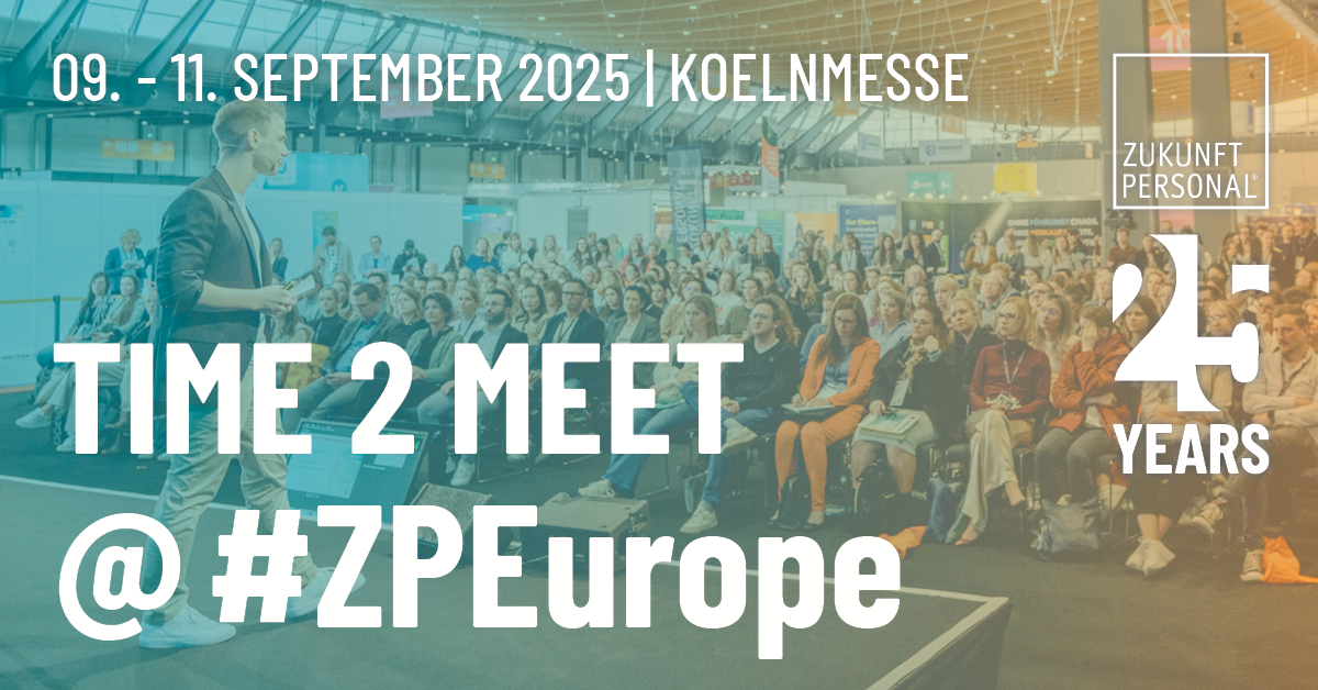 Time for new beginnings: 25 Jahre Zukunft Personal Europe