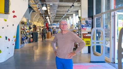 Matthias Lappe im Tapir-Laden: „Der Druck für Outdoor-Geschäfte ist in Leipzig ohnehin groß.“