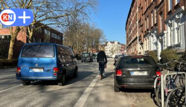Stadt Kiel richtet ersten Grünpfeil für Radfahrer ein