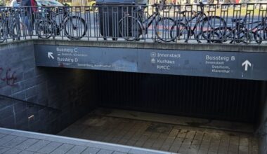 Reparatur: Unterführung am Wiesbadener Hauptbahnhof wird gesperrt