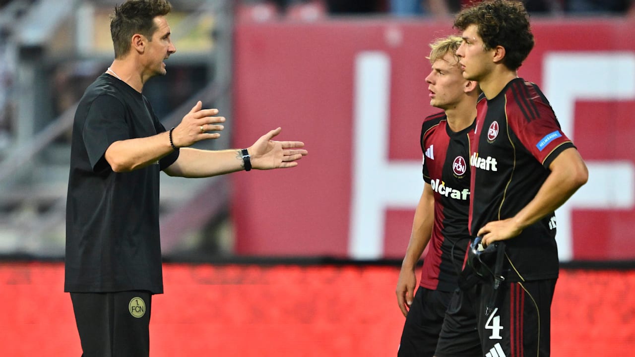 1. FC Nürnberg: Trainer Miroslav Klose sauer: „Das bekomme ich mit 50 noch hin“ | Sport