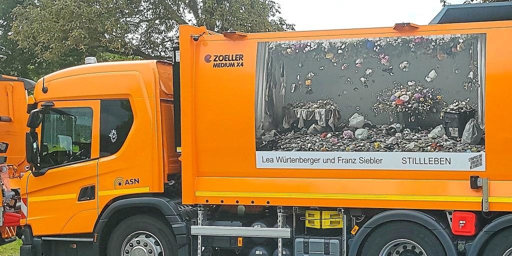 Wenn die Stadt Nürnberg den Müll holt, bringt sie Kunst mit