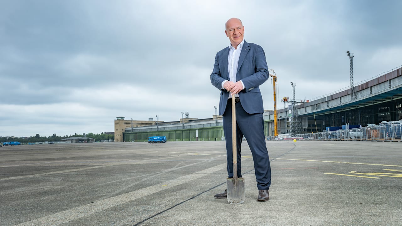 Berlins Regierender: Kai Wegners neuer Plan für das Tempelhofer Feld | Regional