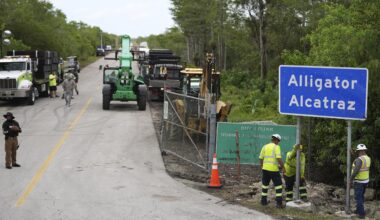 Gericht unterbricht Bau an US-Abschiebegefängnis "Alligator Alcatraz"