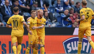 Dynamo Dresden holt mit 2:1 in Bielefeld ersten Sieg