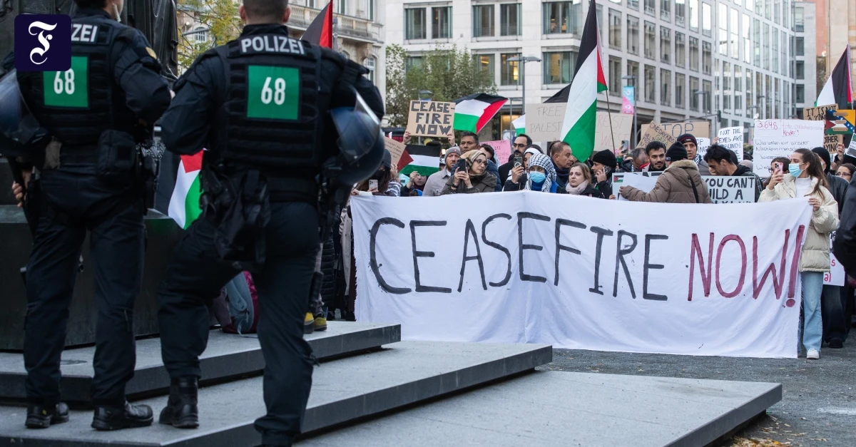 „United 4 Gaza“-Demonstration: Stadt Frankfurt hält an Verbot fest