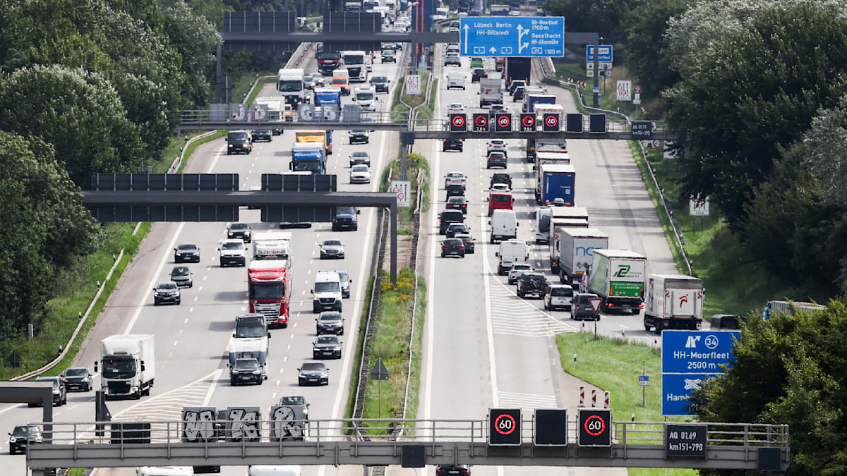 Sperrung und Stau: Überprüfung der Norderelbbrücke wird zur Geduldsprobe für Autofahrer auf der A1