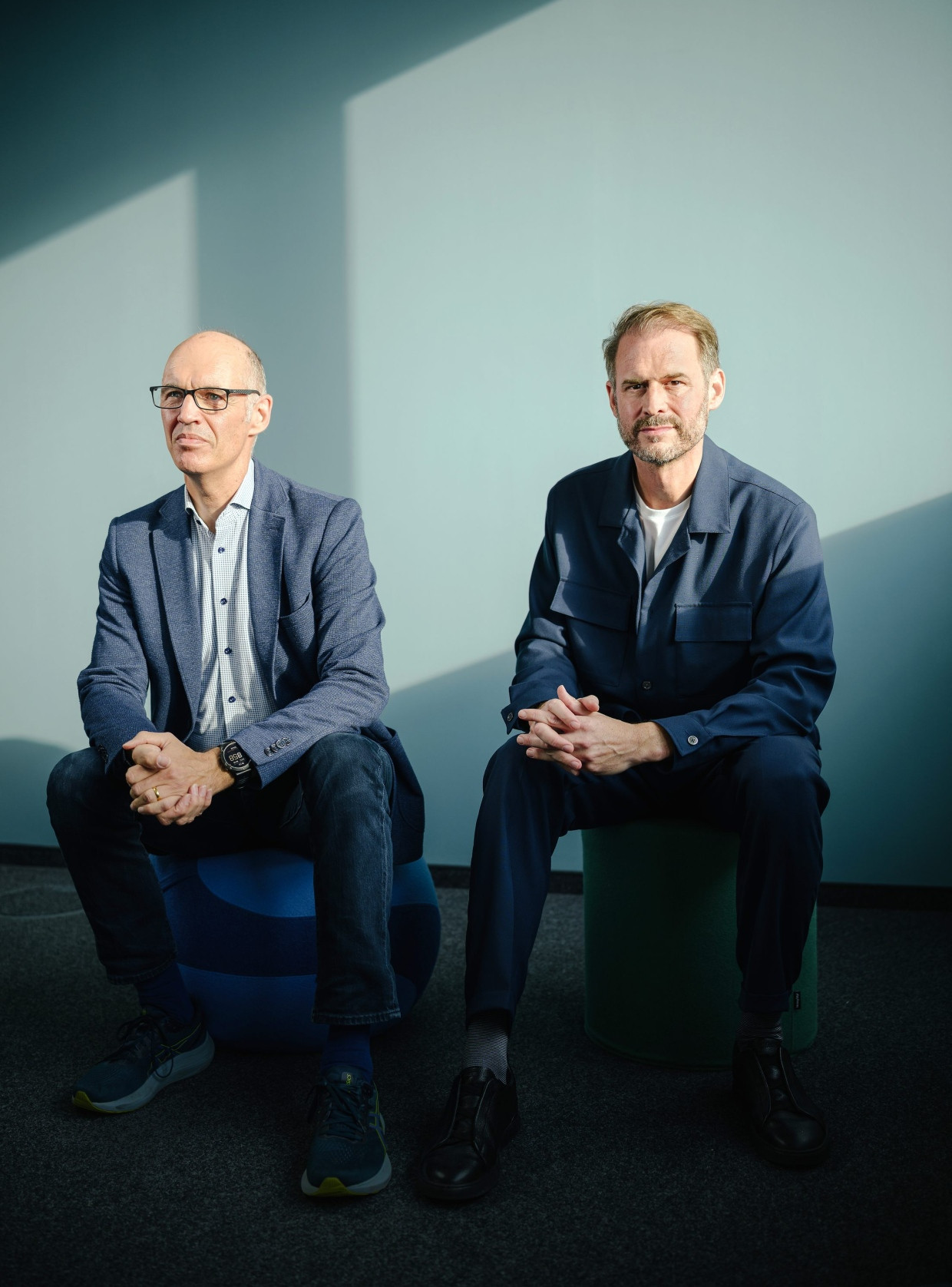 Automanager Mathias Pillin (links) und Peter Bosch