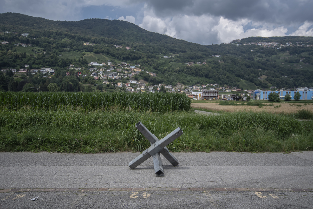 Eine gesperrte Strasse