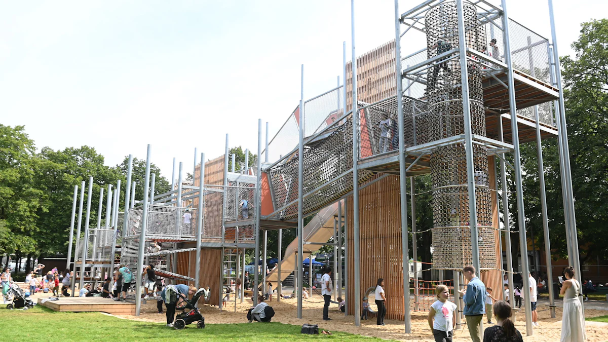 So gut ist Münchens neuer Mega-Spielplatz an der Theresienwiese - München