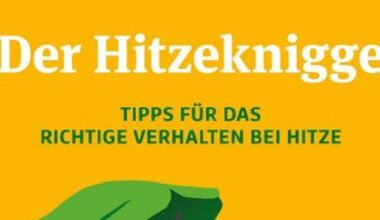 Richtiges Verhalten bei Hitze: Stadt Niederkassel veröffentlicht Tipps