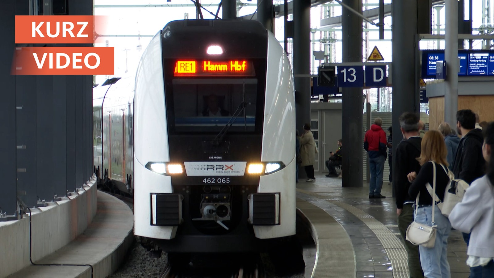 Bahnstrecke zwischen Duisburg und Düsseldorf wieder frei | Kurzvideo - Nachrichten