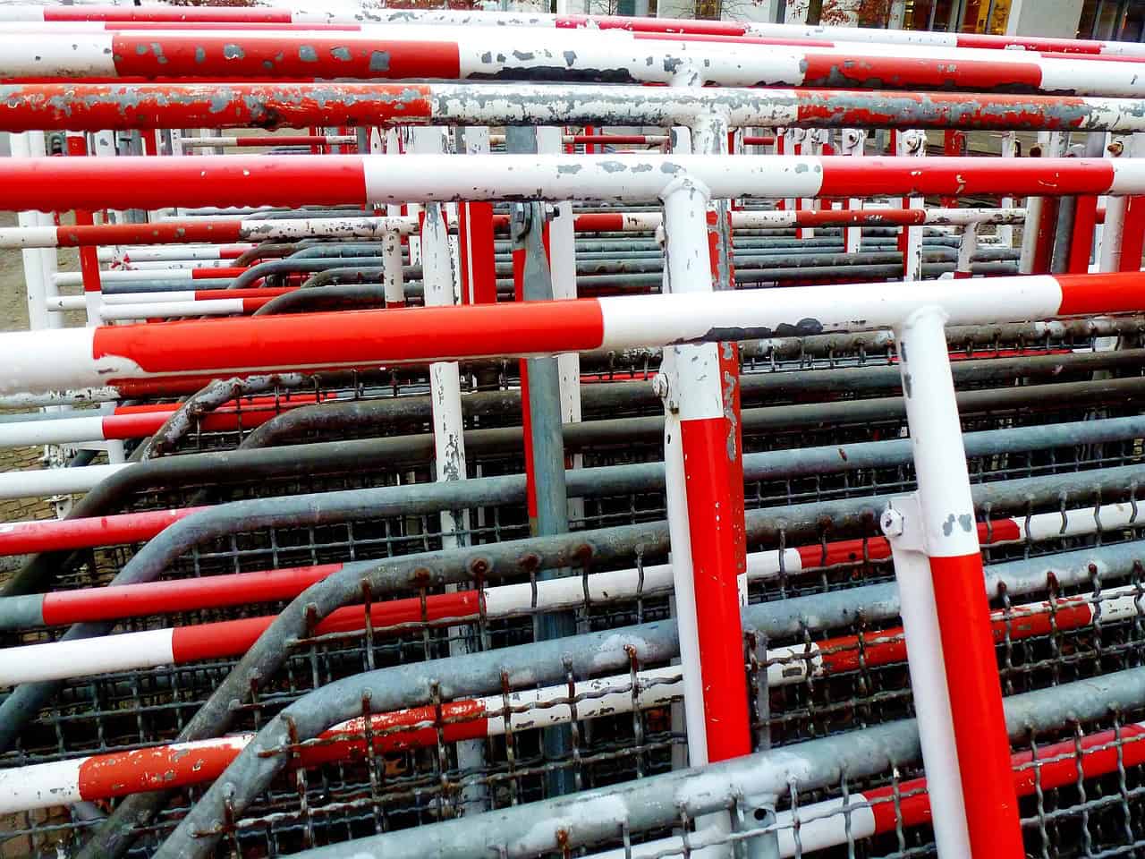 Sperrung einer Rastanlage in Dresden