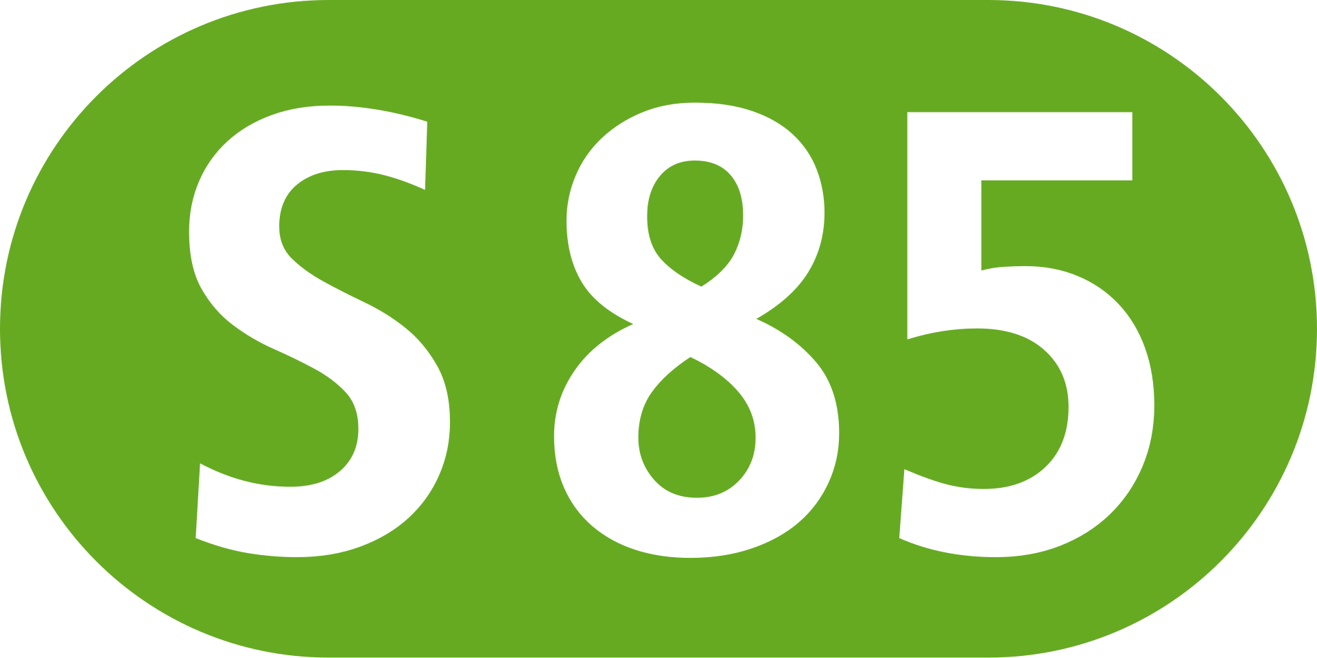 Berlin-Brandenburg transit icons: Symbolbild für S85