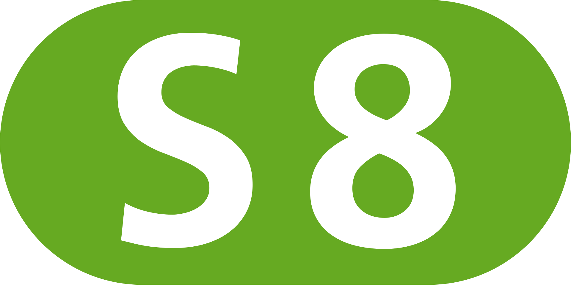 Berlin-Brandenburg transit icons: Symbolbild für S8