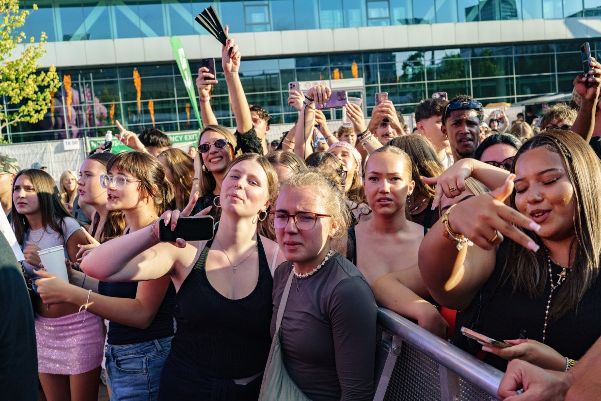 Bitte schon Lächeln: Ohne Selfies und Fotos dürfte keiner der zehntausend Besucher das Festival verlassen haben.