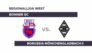 Bonner SC - Borussia Mönchengladbach II: Bonn verliert die Tabellenführung - Regionalliga West