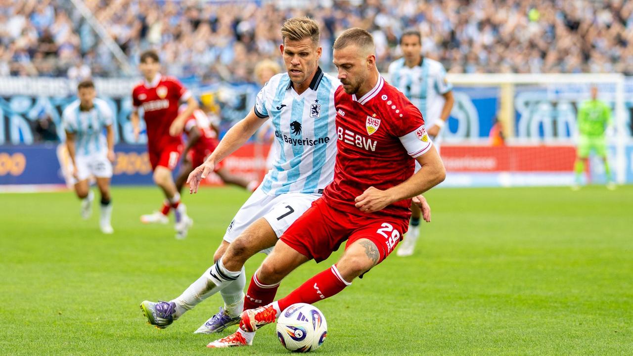 3. Liga: 1860 München kämpft sich gegen Stuttgart zurück