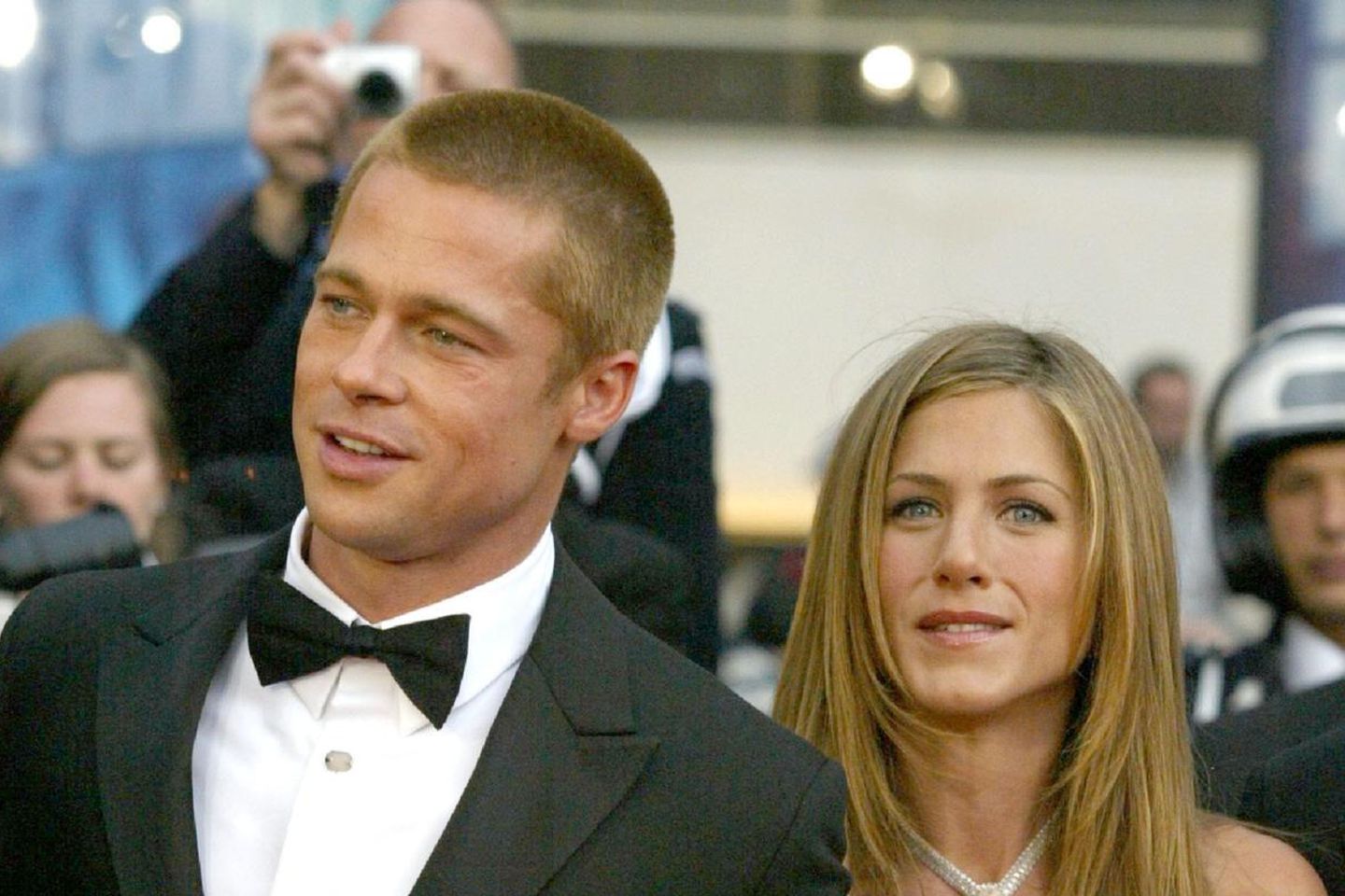 Brad Pitt und Jennifer Aniston bei den Cannes Filmfestspielen im Mai 2004.
