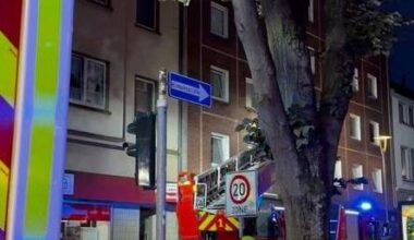 Kellerbrand in Gelsenkirchen: Vier Verletzte im Krankenhaus