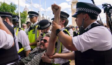 London: Massenfestnahmen bei Protest für propalästinensische Gruppe