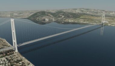 Brücke über die Straße von Messina