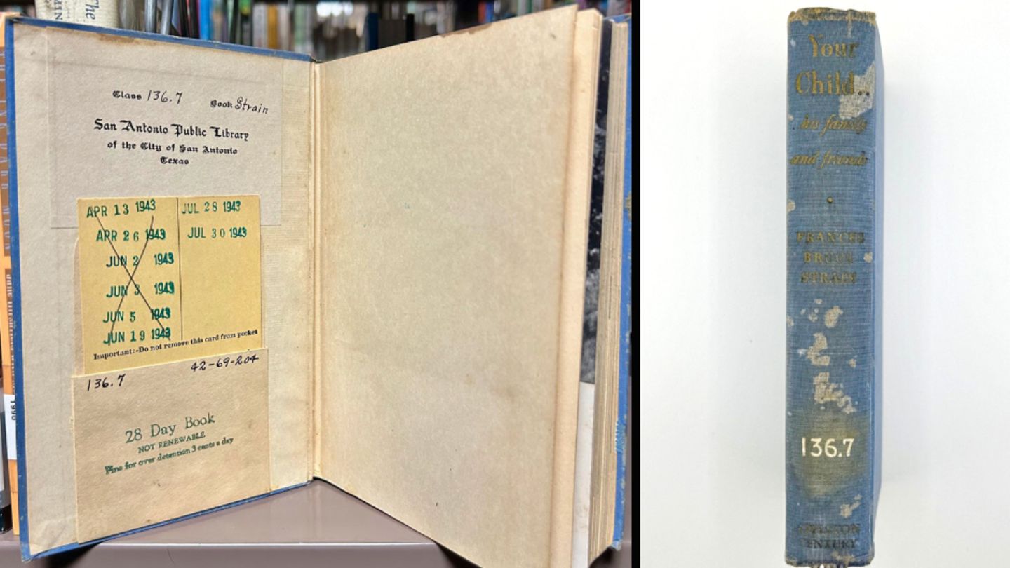 In den USA ist ein aus einer Bücherei verschollenes Buch wieder aufgetaucht