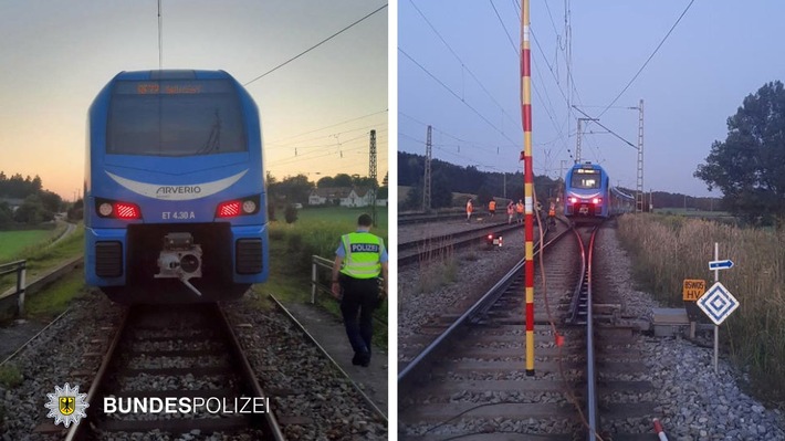 Bundespolizeidirektion München: Skalpell, Verkehrsdelikt, Bahn auf stromlosen Gleis und, und, und ...