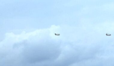 Riesige US-Helikopter im Tiefflug über Mainz: Was war der Grund?