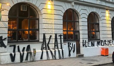 München: Beliebtes Restaurant mit Anti-Polizei-Graffiti beschmiert | Regional