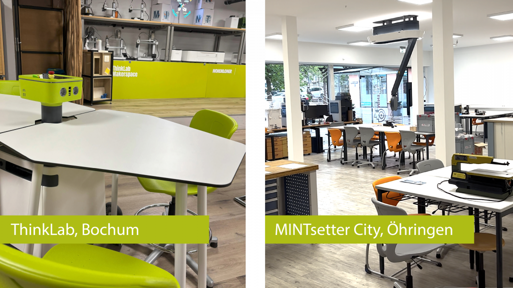 Zwei neue Makerspaces für mehr MINT! ThinkLab Bochum und MINTSetter City Öhringen