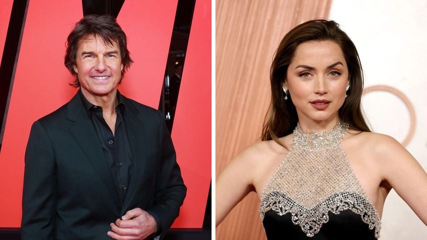 Collage: Tom Cruise und Ana de Armas, Schauspieler