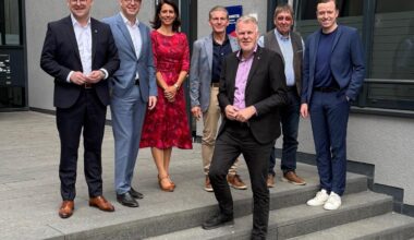 Politischer Talk in Hannover beim Besuch des Bundesvorstands