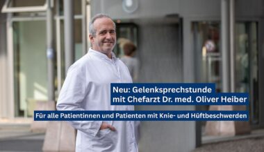 Neue MVZ-Endoprothetik-Sprechstunde mit Dr. med. Oliver Heiber