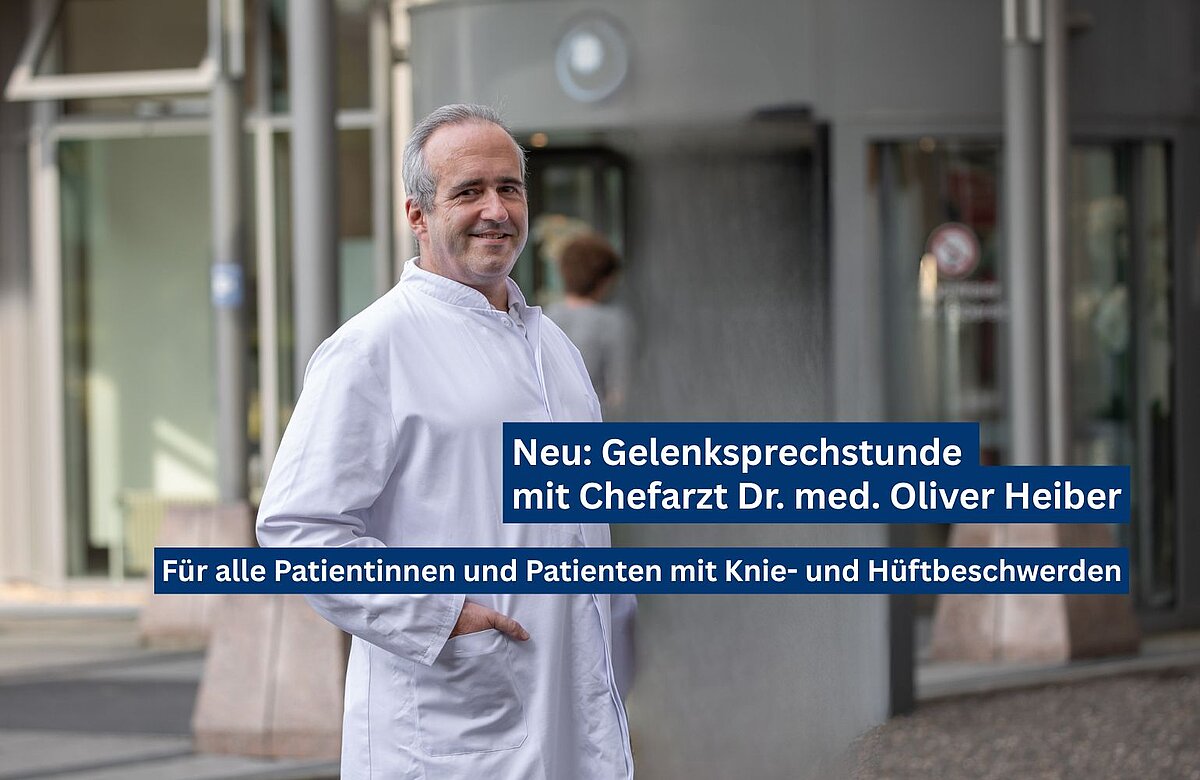 Neue MVZ-Endoprothetik-Sprechstunde mit Dr. med. Oliver Heiber