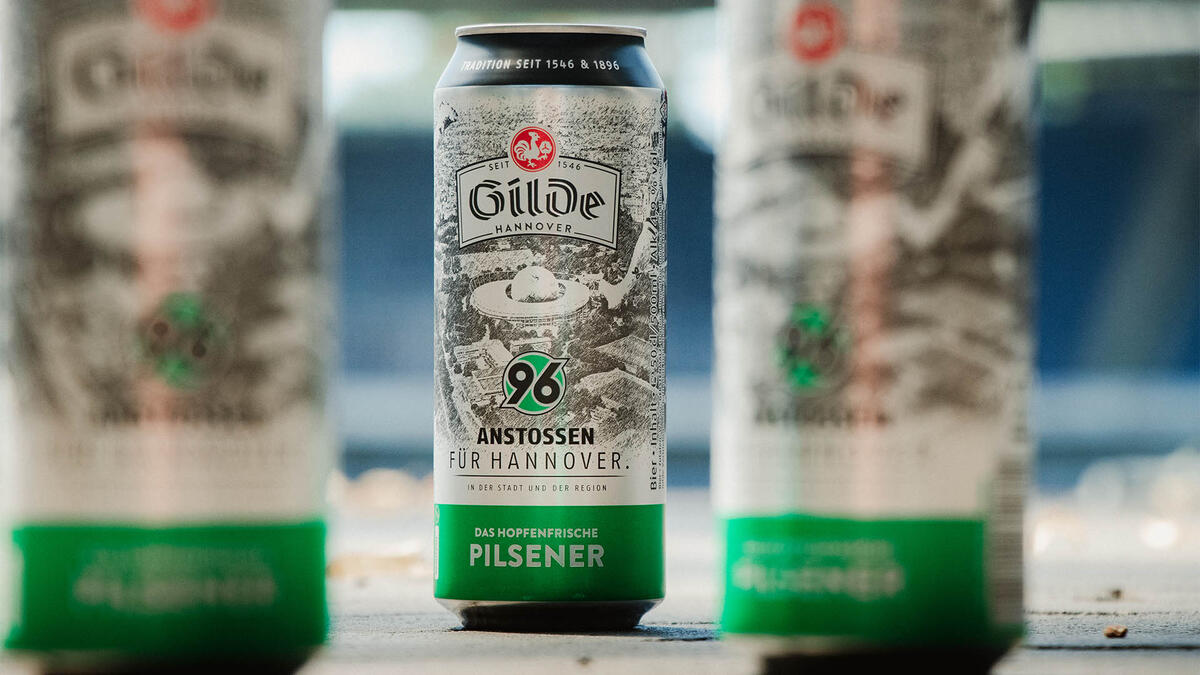 Gilde Brauerei und Hannover 96 präsentieren limitierte Editionsdose