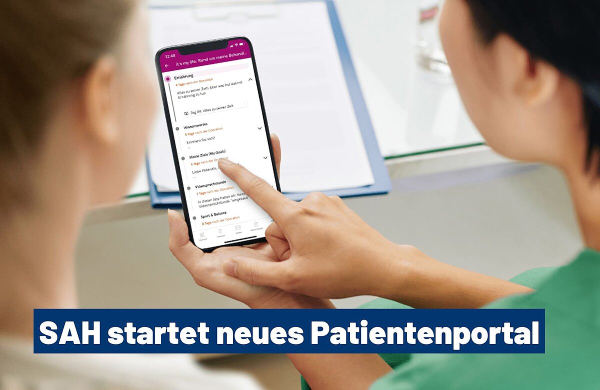 Ab 25. August: SAH führt digitales Patientenportal ein