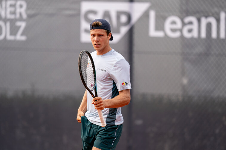 Joel Schwärzler beeindruckte am Donnerstagabend die Zuschauer der Bonn Open.