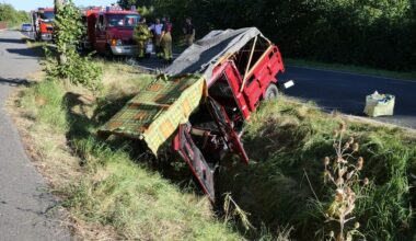 Dreirädriges "Tuk-Tuk" verunglückt bei Leipzig