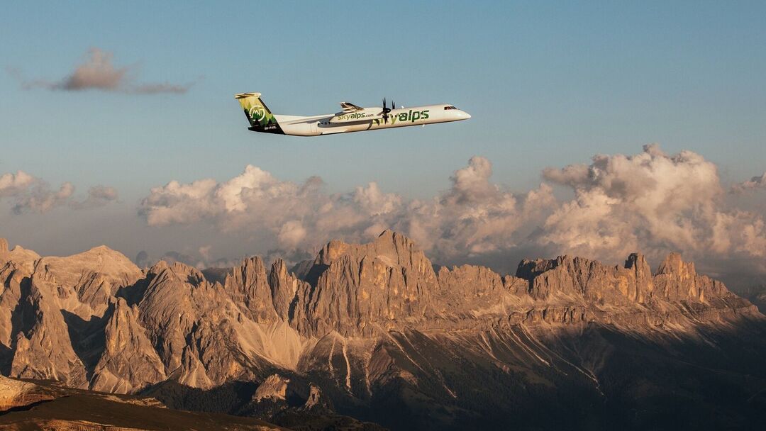 Diese Airline fliegt von Dresden zu den Südtiroler Skipisten